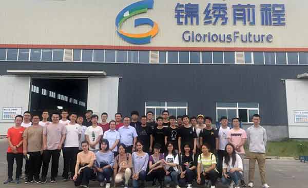 Welcome students from School of Materials Science and Engineering of Shandong University to visit and study in our factory
